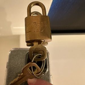 Authentic Louis Vuitton Lock and key